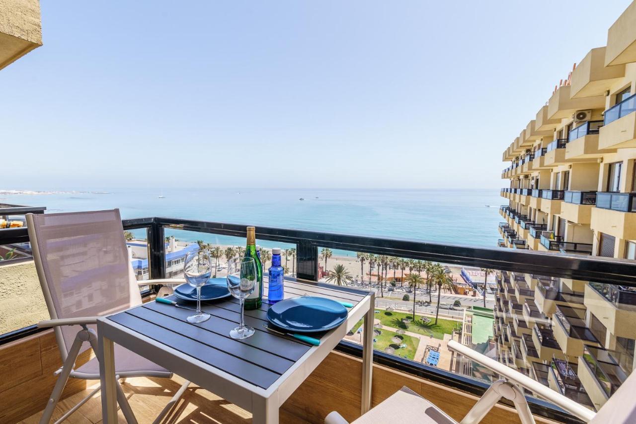 Amazing Views Beachfront Apartment With Swimming Pool Benalmadena Exterior photo